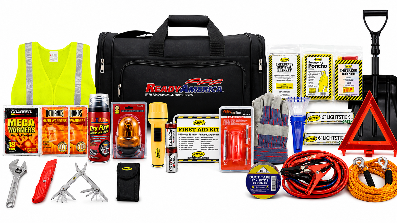 Auto Deluxe Roadside Emergency Kit