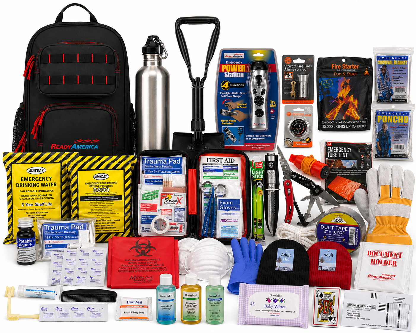 Elite 2 Person 72 Hour Emergency Kit Backpack