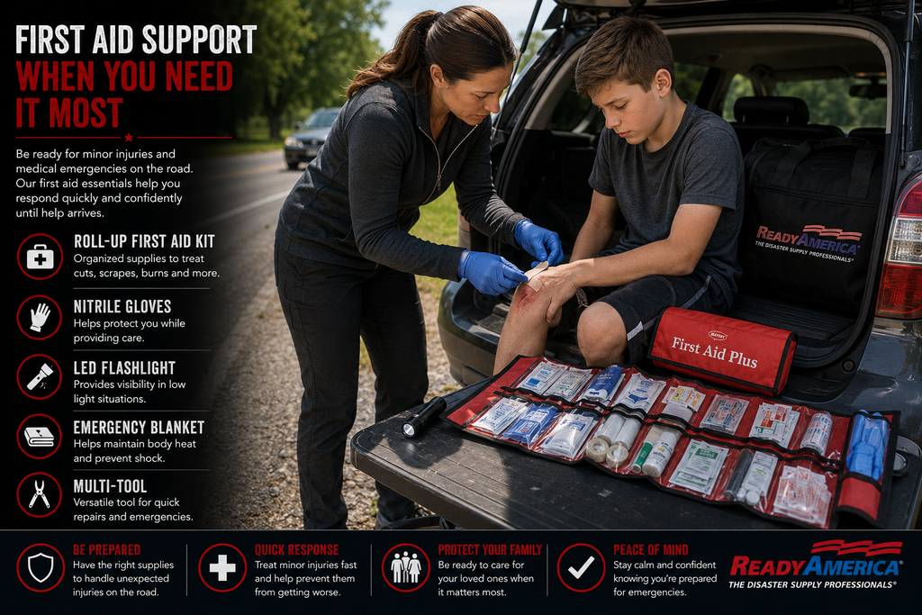 Auto Deluxe Roadside Emergency Kit