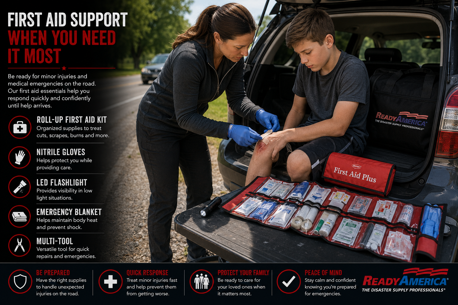 Auto Deluxe Roadside Emergency Kit