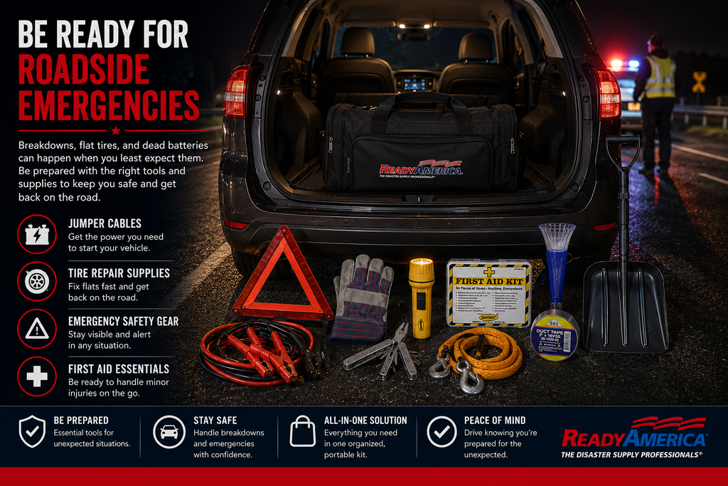 Auto Deluxe Roadside Emergency Kit