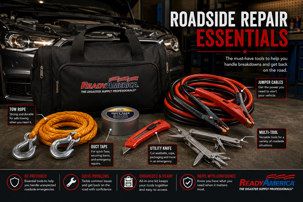Auto Deluxe Roadside Emergency Kit