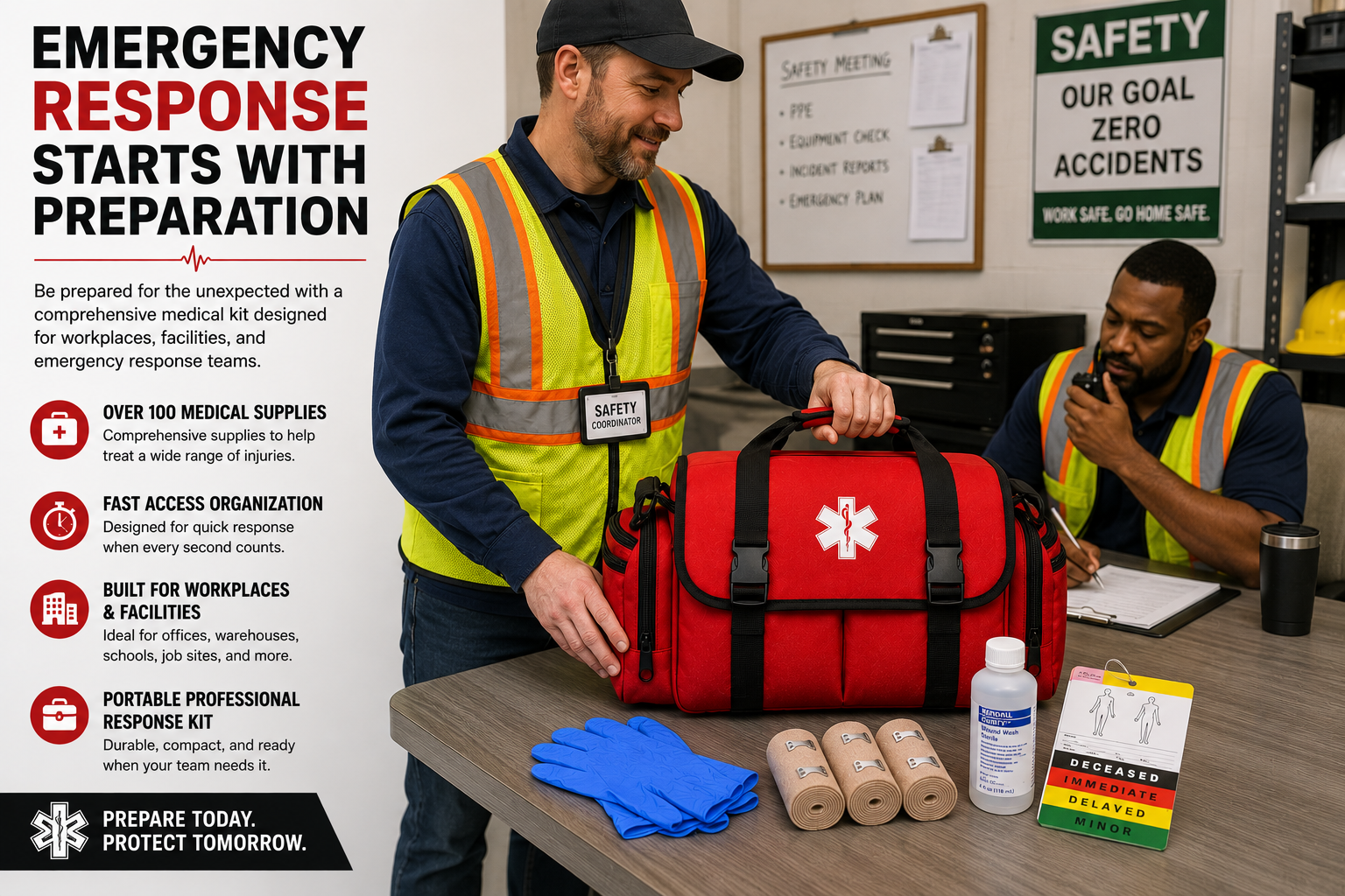 Medical Trauma First Aid Duffel Kit