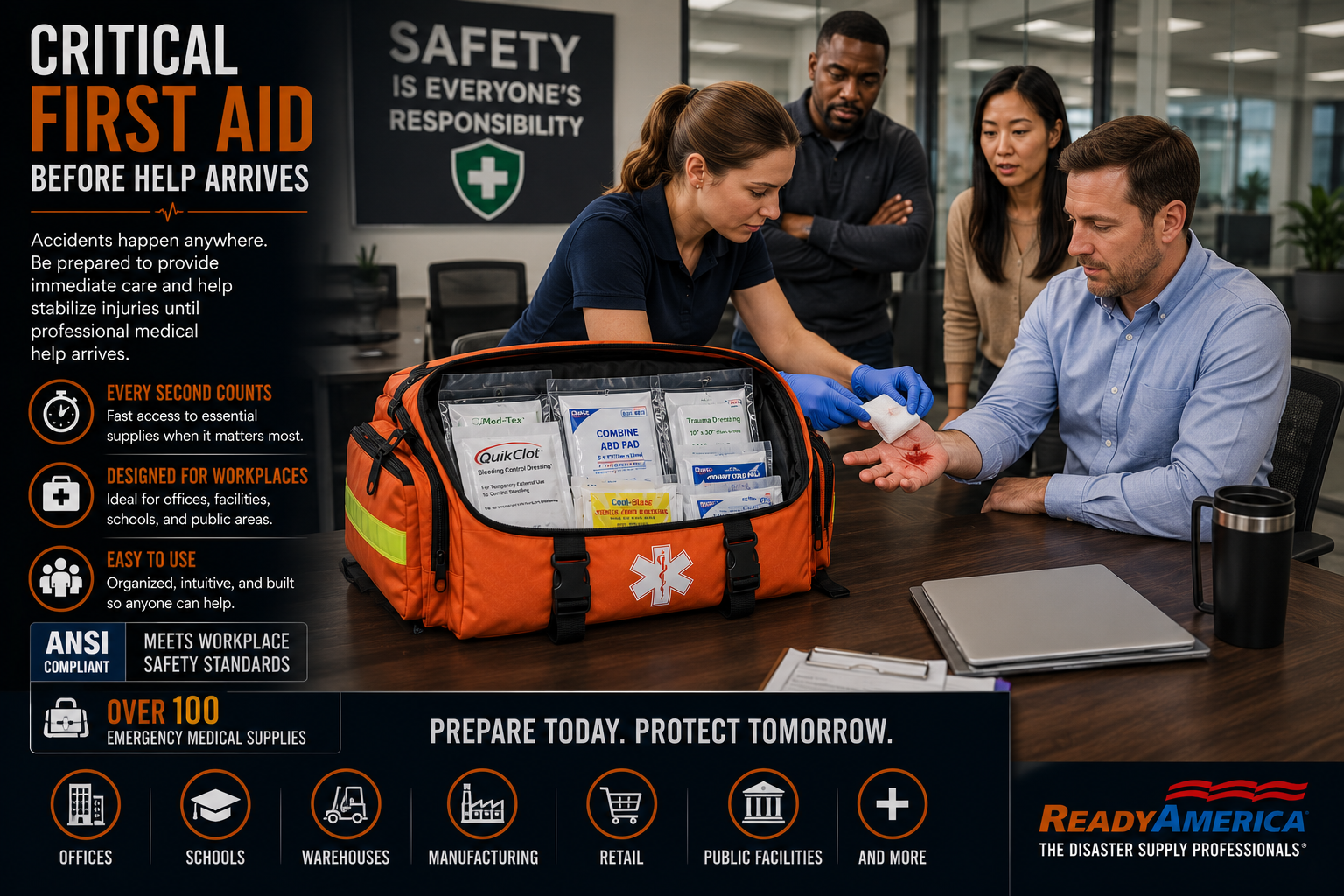 Deluxe Trauma First Aid Kit