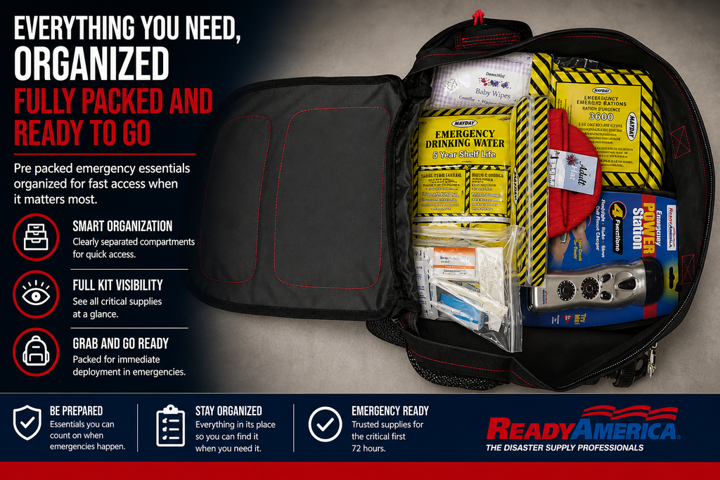 Elite 1 Person 72 Hour Emergency Kit Backpack
