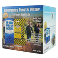 10 Year Food and Water Kit for 2 People, 72 Hour Emergency Supply